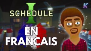 shedule 1 francais